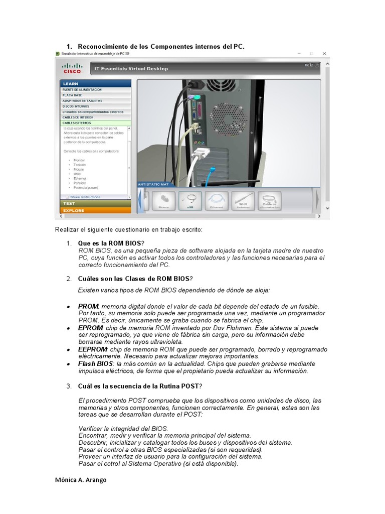 Componentes Internos del PC: Guía Completa | PDF | Disco duro | CD ROM