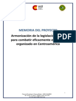 MEMORIA DEL PROYECTO ARMONIZACIÓN DE LEGISLACIÓN PENAL PARA COMBATIR EFICAZMENTE EL CRIMEN ORGANIZADO EN C.A.-SICA y otro.pdf