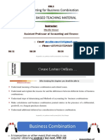 IFRS3: Business Combination