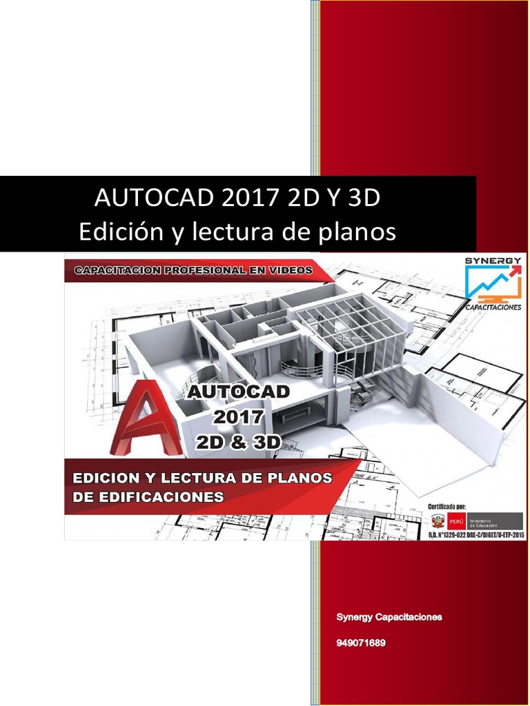 AUTOCAD 2017 2D Y 3D Edición y Lectura de Planos PDF | PDF | Software ...