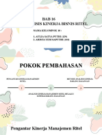 Kelompok 10 Manajemen Ritel A4 Menganalisis Kinerja Bisnis Ritel Bab 16