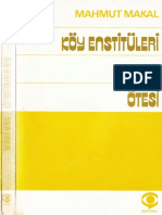 Mahmut Makal - Köy Enstitüleri Ve Ötesi PDF