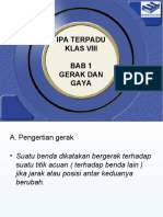 Ipa Terpadu VIII Bab 1 Gerak Dan Gaya