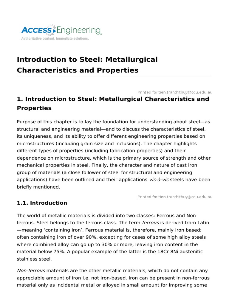 Steel Metallurgy Pdf Pdf Heat Treating Steel