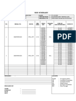 Nde Summary: NO. Serial No. Descr. THK (MM) Weld Ref. Welder Ref. Type of Discontinuities Results