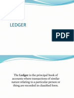 Ledger accounts and trial balance