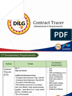 Contract Tracer: Administrative Requirements
