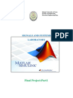 Final Project:Part1: Signals and Systems Laboratory