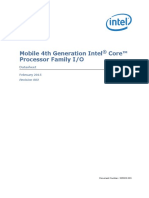 4th Gen Core Family Mobile I o Datasheet