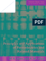 (International Series of Monographs On Physics) Lines M.E., Glass A.M. - Principles and Applications of Ferroelectrics and Related Materials (1977, OUP)