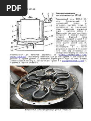 Котел Пищеварочный КПЭ-60 | PDF