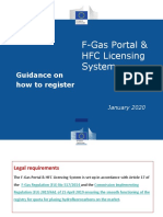 F-Gas Portal & HFC Licensing System Registration Guidance