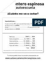 Presupuesto Autoescuela Montero Espinosa - 16-12-2020