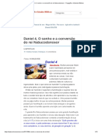 Daniel 4, O Sonho e A Conversão Do Rei Nabucodonosor - Pregações e Estudos Bíblicos