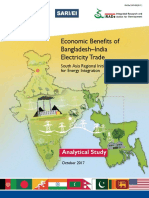 Analytical Study Economic Benefits of Bangladesh-India Electricity Trade