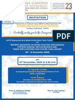Inaugural Invitation AICTE - STTP - 4
