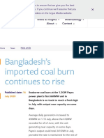 Bangladesh's Imported Coal Burn Continues To Rise