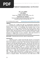 Free Space Optics | PDF | Telecommunication | Optical Fiber
