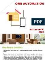 Smart Home Automation: Pitch Deck 2020