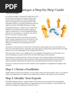 Delphi Technique A Step-by-Step Guide