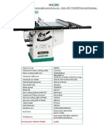 Table Saw H9930: Factory Price Without Freight $1300