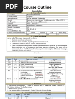 Course Outline: 1 by Kebede A
