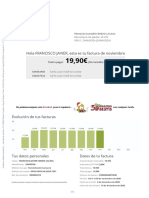 Hola FRANCISCO JAVIER, Esta Es Tu Factura de Noviembre: Monasterio de Piedra, 30 4ºD 50011, Zaragoza (Zaragoza)