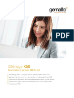 Idbridge K50: Secure Token in Portable Usb Format