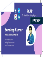 Sandeep Kumar: Online Advertising Agency