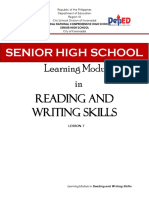 Lesson 07 - Reading and Writing Skills