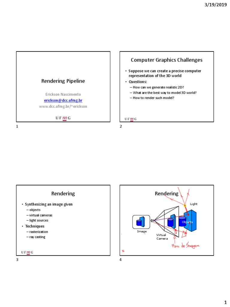 Computer Graphics Challenges: - Suppose We Can Create A Precise ...