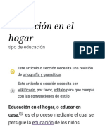 Educación en El Hogar - Wikipedia, La Enciclopedia Libre