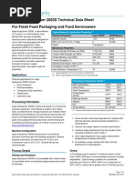 Ingeo™ Biopolymer 2003D Technical Data Sheet For Fresh Food Packaging and Food Serviceware