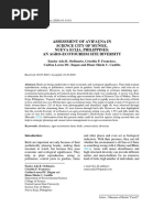 Assessment of Avifauna in Science City of Munoz, Nueva Ecija Philippines An AgroEcotourim Site Diversity