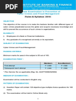 Indian Institute of Banking & Finance: Certificate Examination in Prevention of Cyber Crimes and Fraud Management