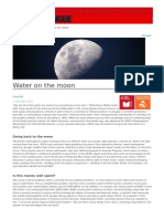 Water On The Moon: English