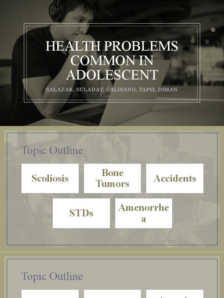 Health Problems Common in Adolescent | PDF | Menstruation | Herpes Simplex