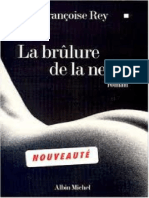 La Brulure de La Neige - Francoise Rey PDF