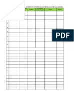 Inventory of Performance of Assigned Qa Member No.: Quarter Grade Level Assignment