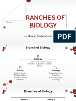 Branches of Biology Lecture - 2 (Biology) PDF