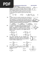 Multi Choice Single Correct (+3,-1) Q1.: Test-1: Motional EMF (