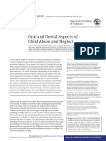 Oral and Dental Aspects of Child Abuse and Neglect: Clinical Report
