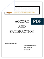 ACCORD & Satisfaction TORT