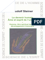 Steiner Rudolf - Le Devenir Humain Ame Et Esprit de L'univers PDF