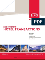 Hotel Transactions: 2019 European