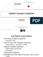 Understanding the Adjoint Transport Equation