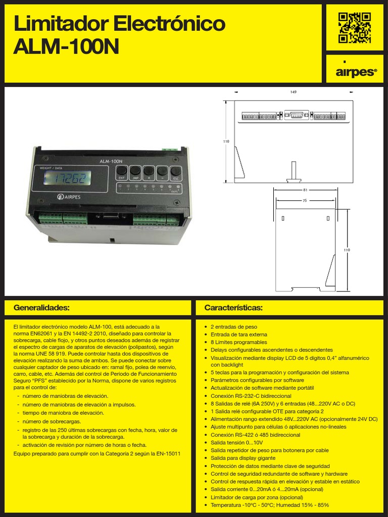 Limitadorelectronico Alm 100n PDF Ingeniería Electrónica