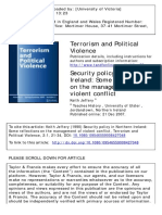Security Policy in Northern Ireland: Some Reflections On The Management of Violent Conflict PDF