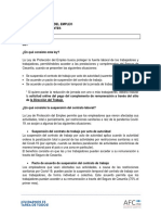 Ley Protección de empleo 21.227 Chile