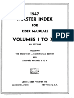 Riders Index 1918-1946 V1 To 15